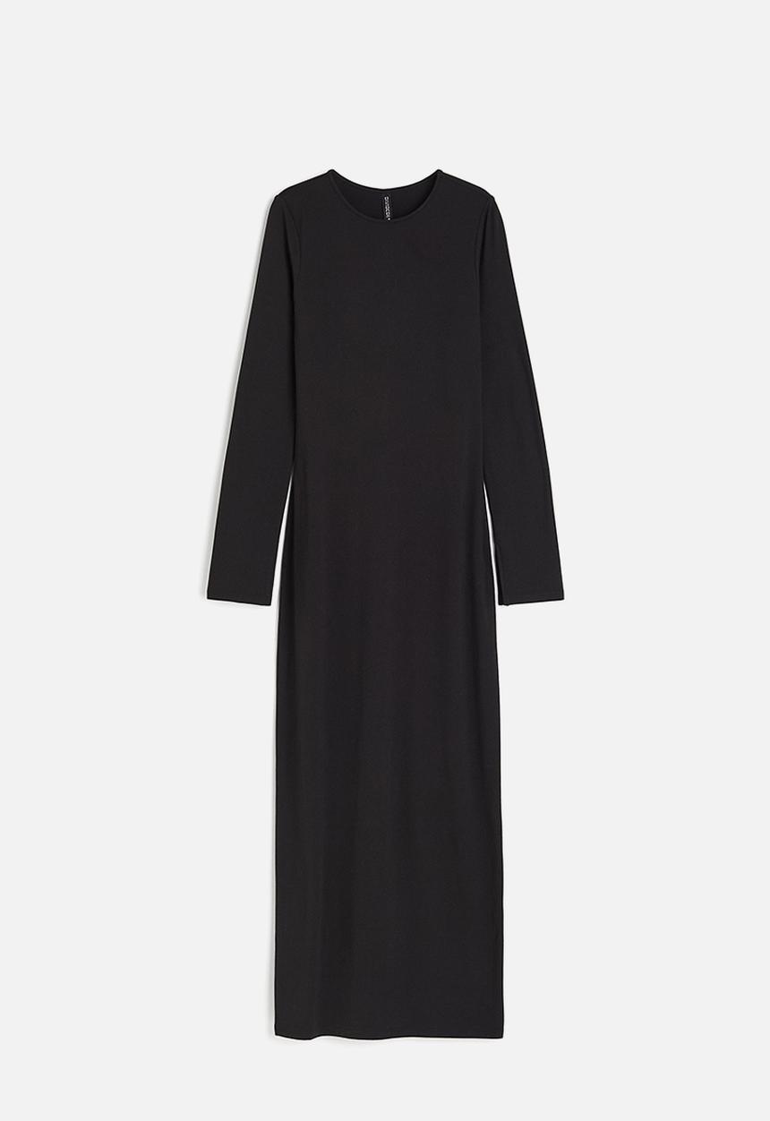 H&M - Jersey bodycon maxi dress - black