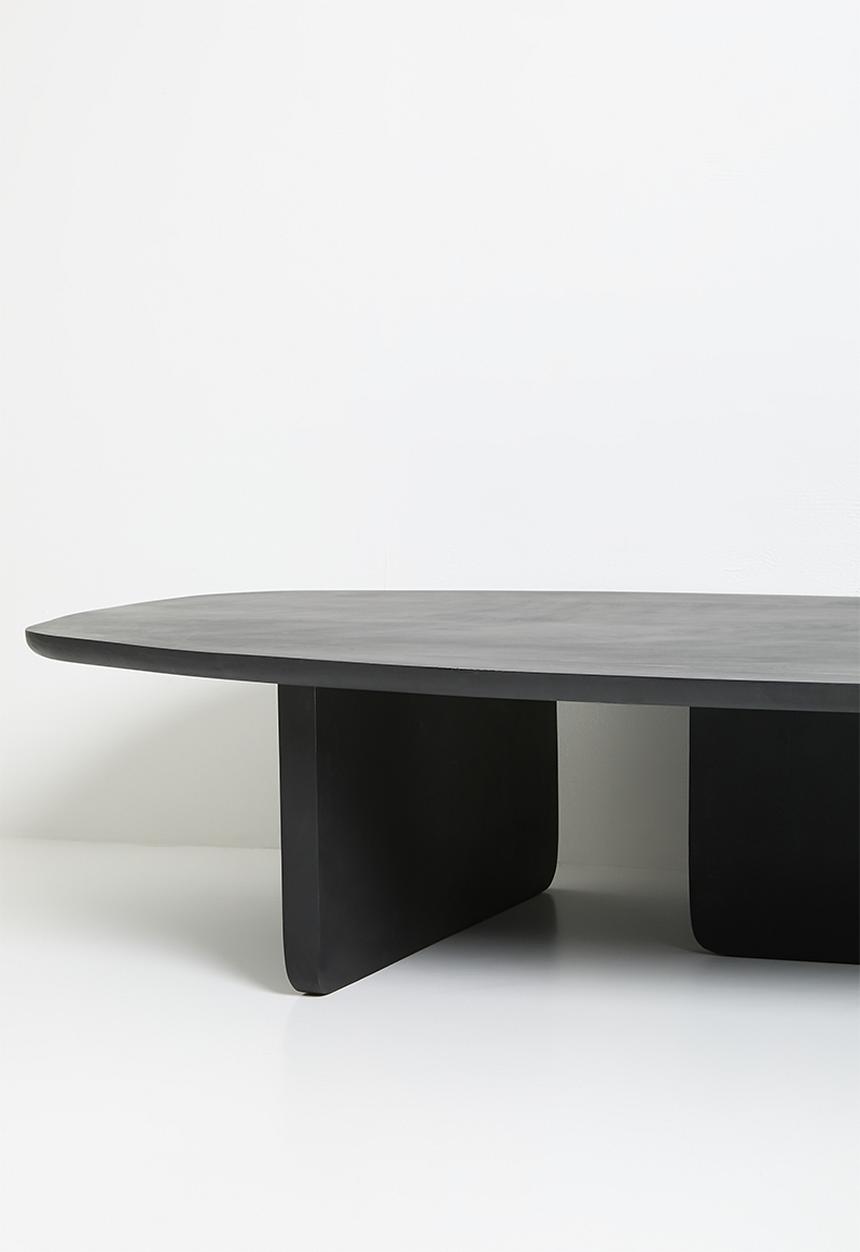 Sixth Floor - Angelo wooden coffee  table - black