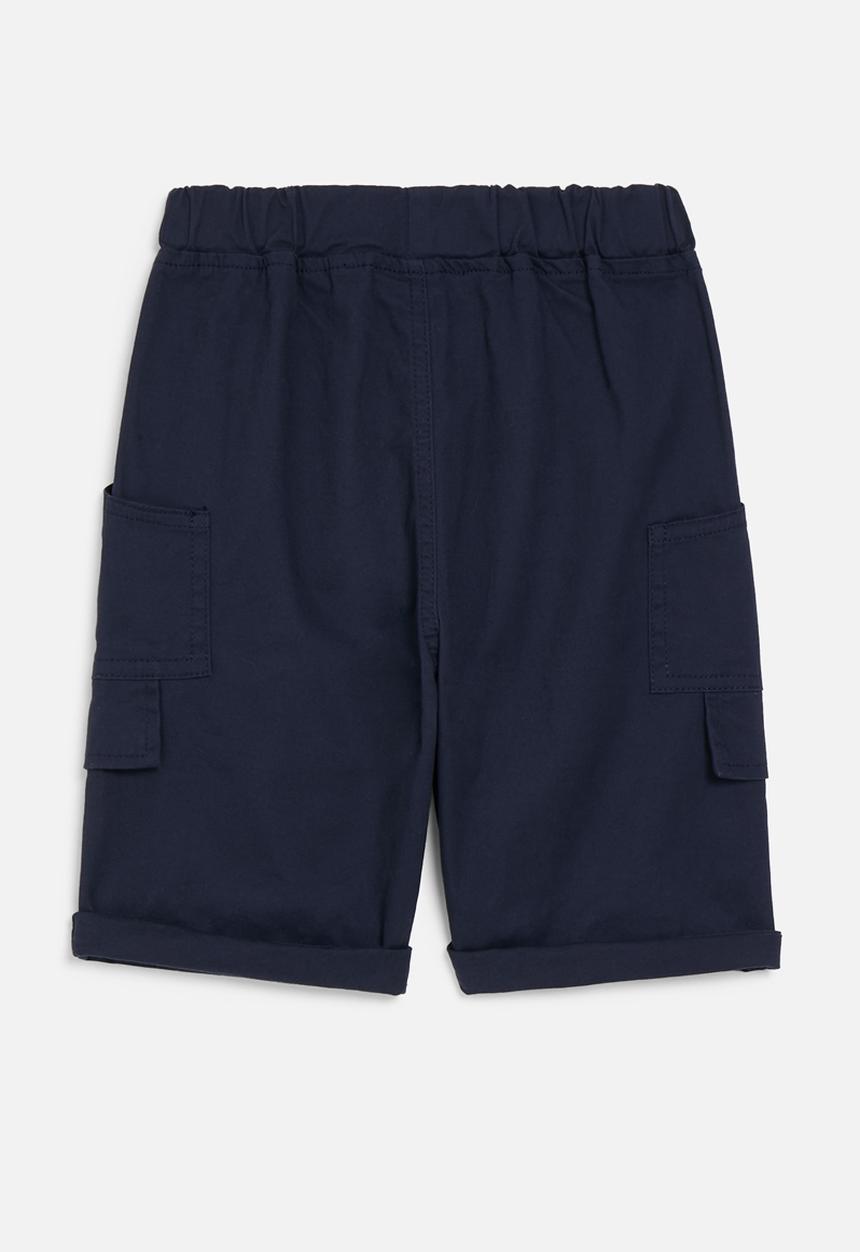 Pop Candy - Turn up shorts - navy blue