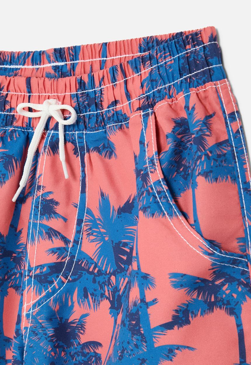 Pop Candy - Printed board shorts - blue & orange