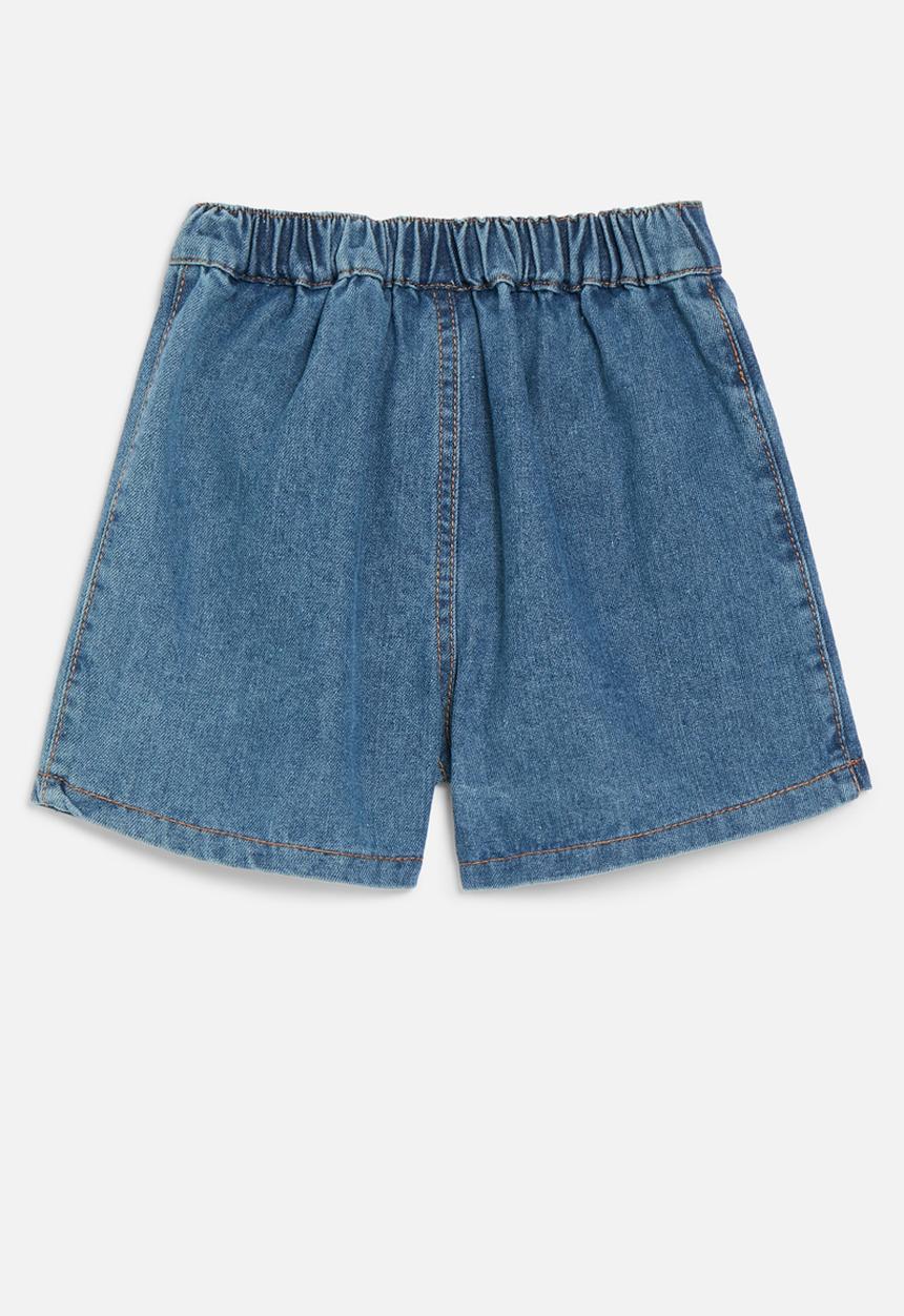 Pop Candy - Denim wrap skort - blue