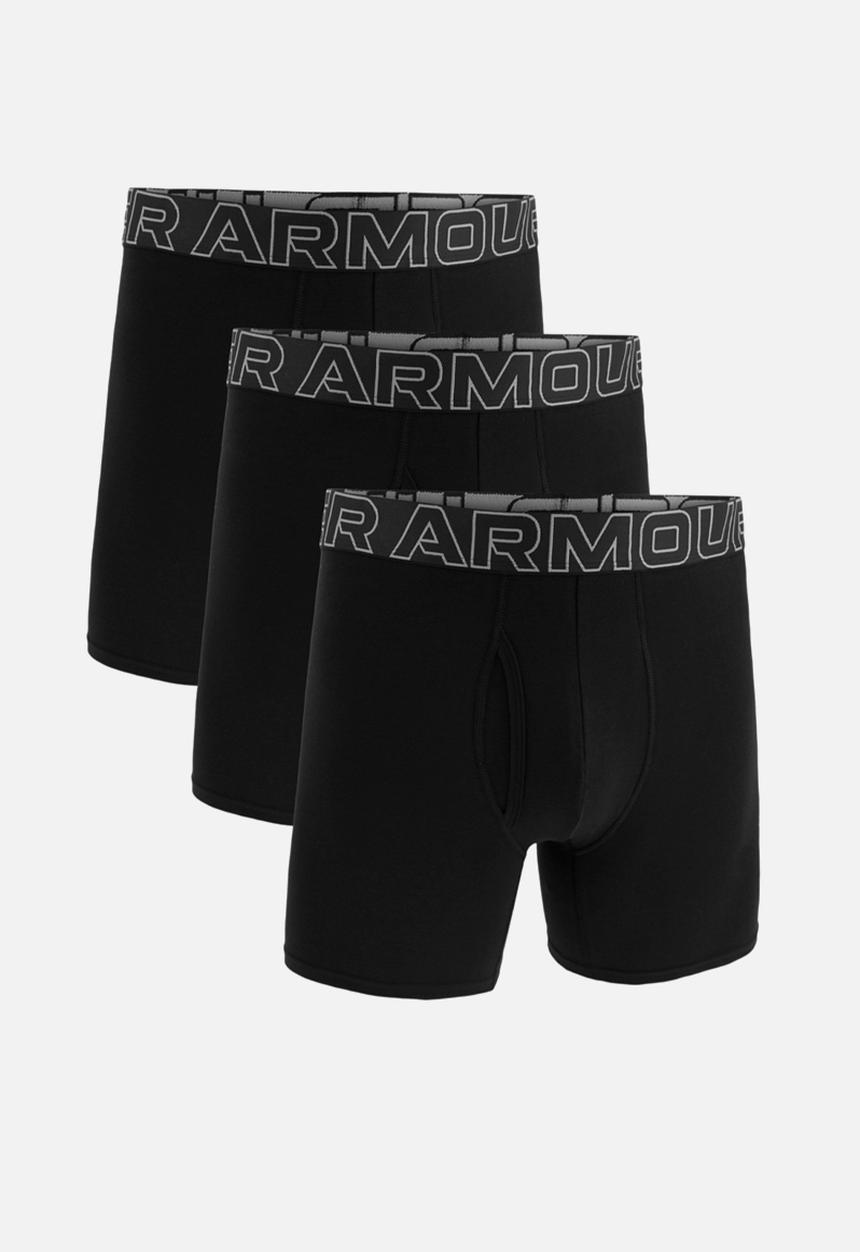 Under Armour - M UA Perf Cotton 6in Regular - Black