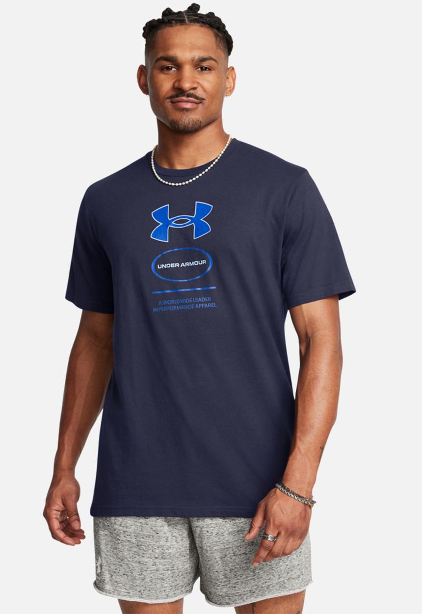 Under Armour - UA M Branded GEL Stack Short Sleeve - Midnight Navy 