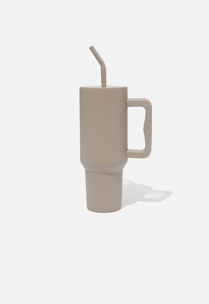 Typo - The Traveller Oversized Metal Tumbler - Mushroom