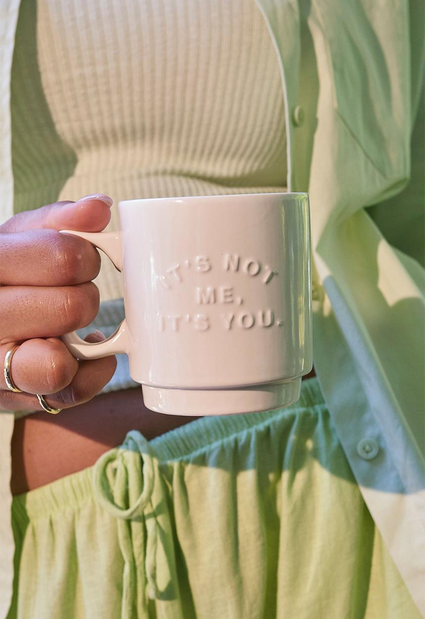 Typo - Embossed Mug - Its Not Me, Its You