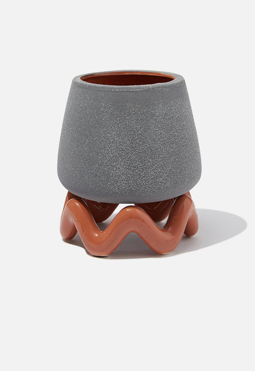 Typo - 2 Piece Planter - Welsh Slate
