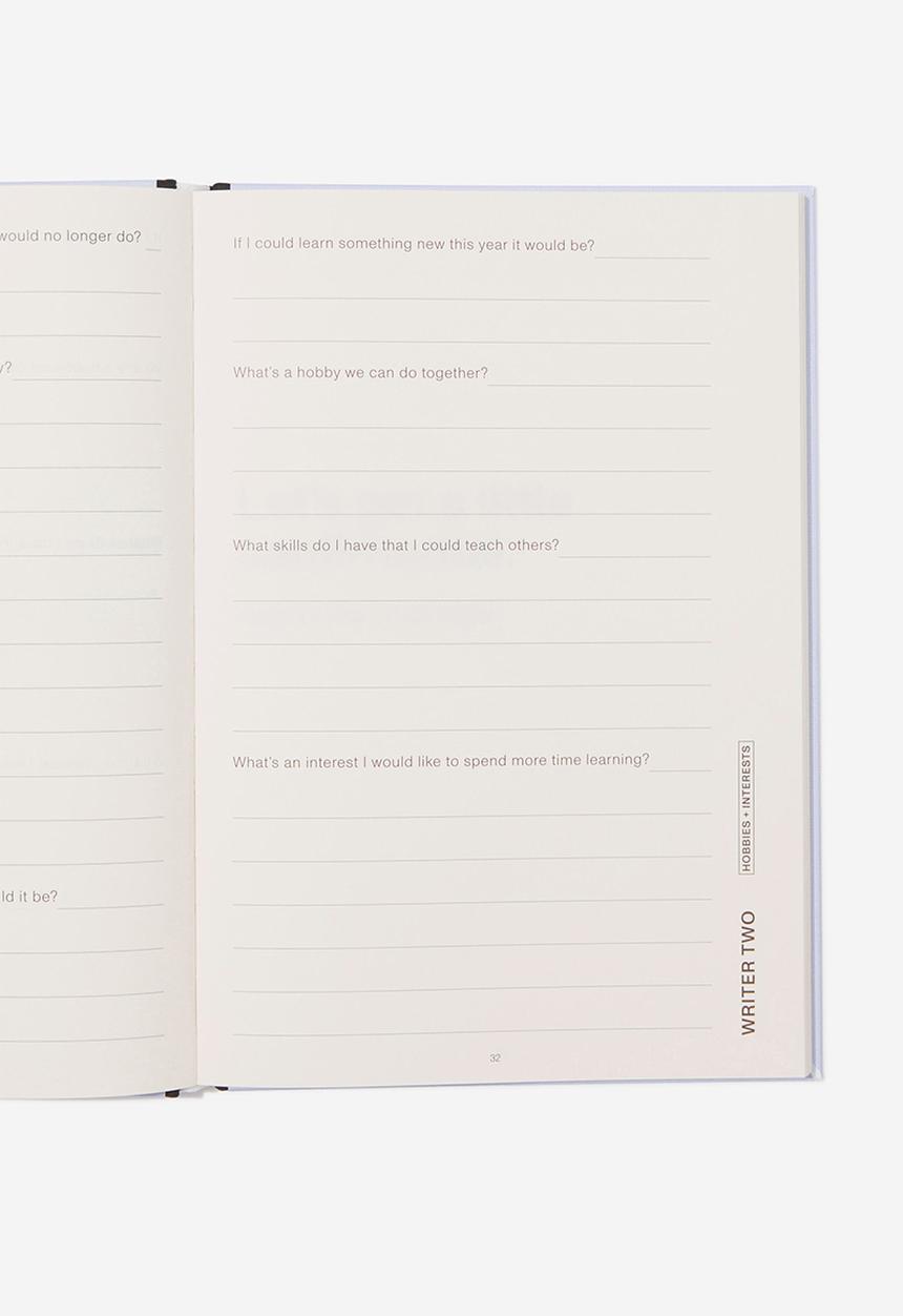 Typo - B5 Activity Journal - Our Story
