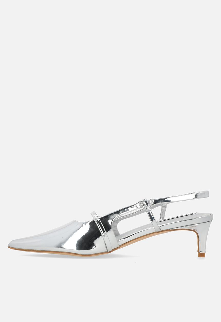 Madison® - Baila slingback heel - silver