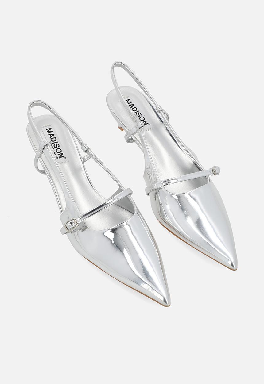 Madison® - Baila slingback heel - silver