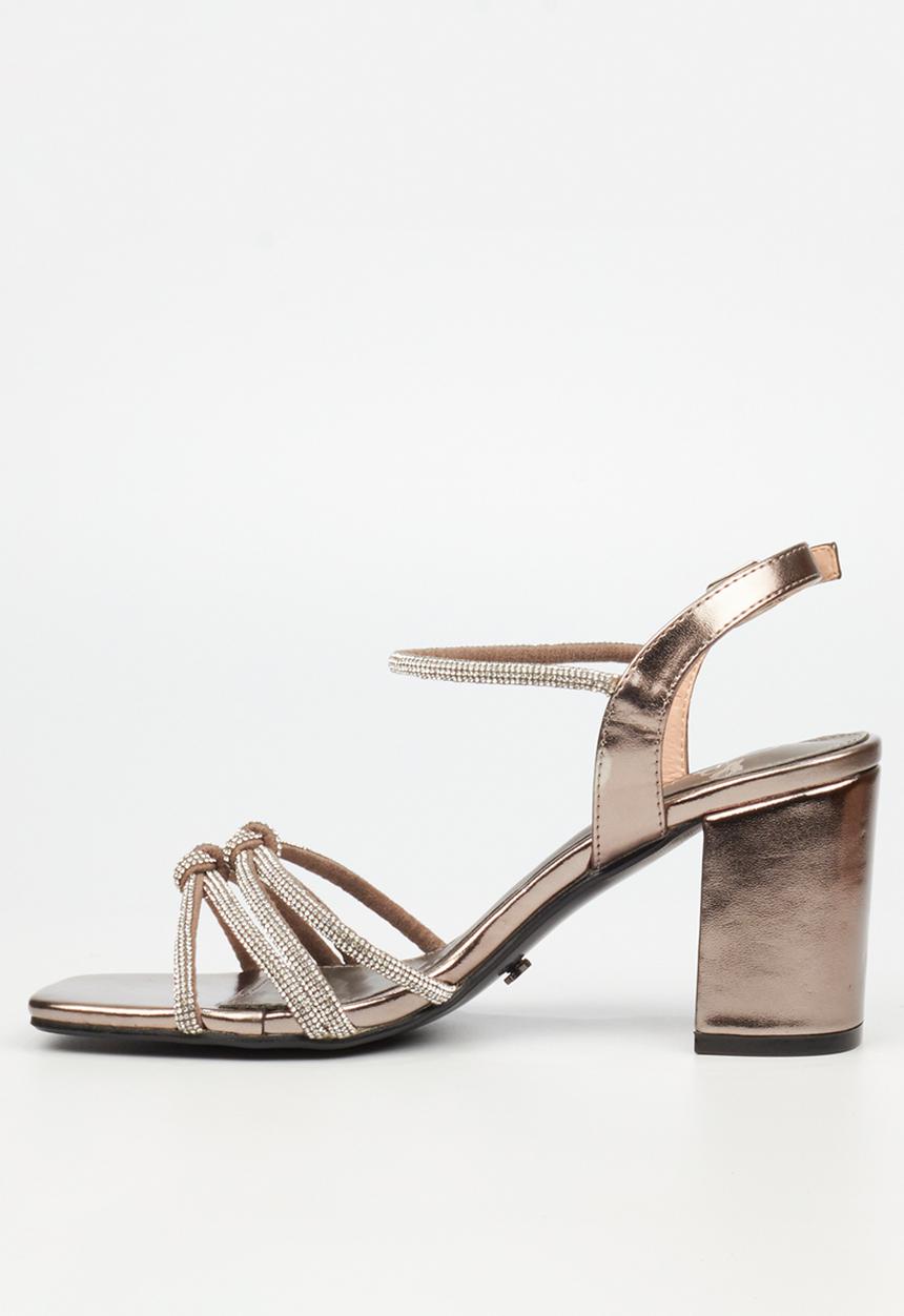 Butterfly Feet - Candi 1 block heel - pewter