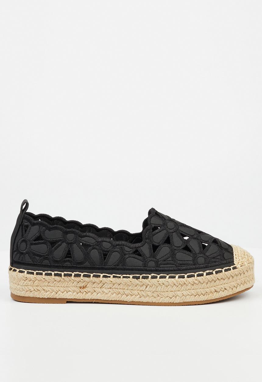 Viabeach - Ivory 4 slip-on espadrille - black