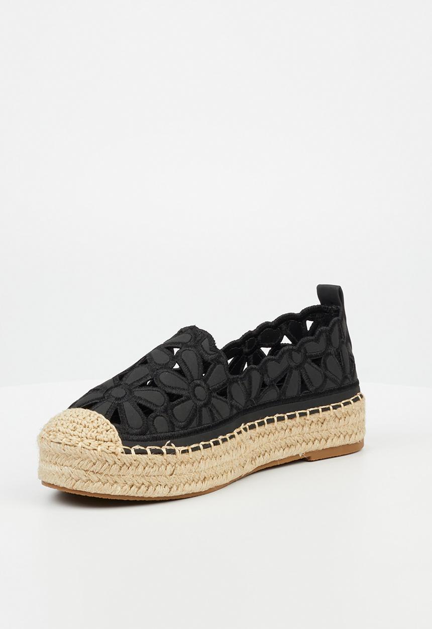 Viabeach - Ivory 4 slip-on espadrille - black