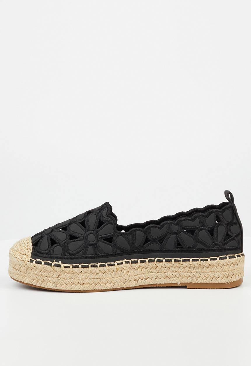 Viabeach - Ivory 4 slip-on espadrille - black