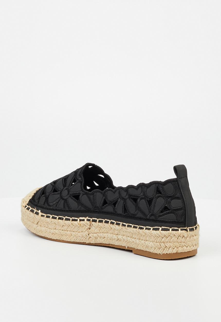Viabeach - Ivory 4 slip-on espadrille - black