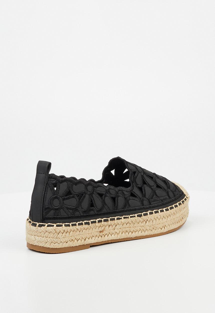 Viabeach - Ivory 4 slip-on espadrille - black