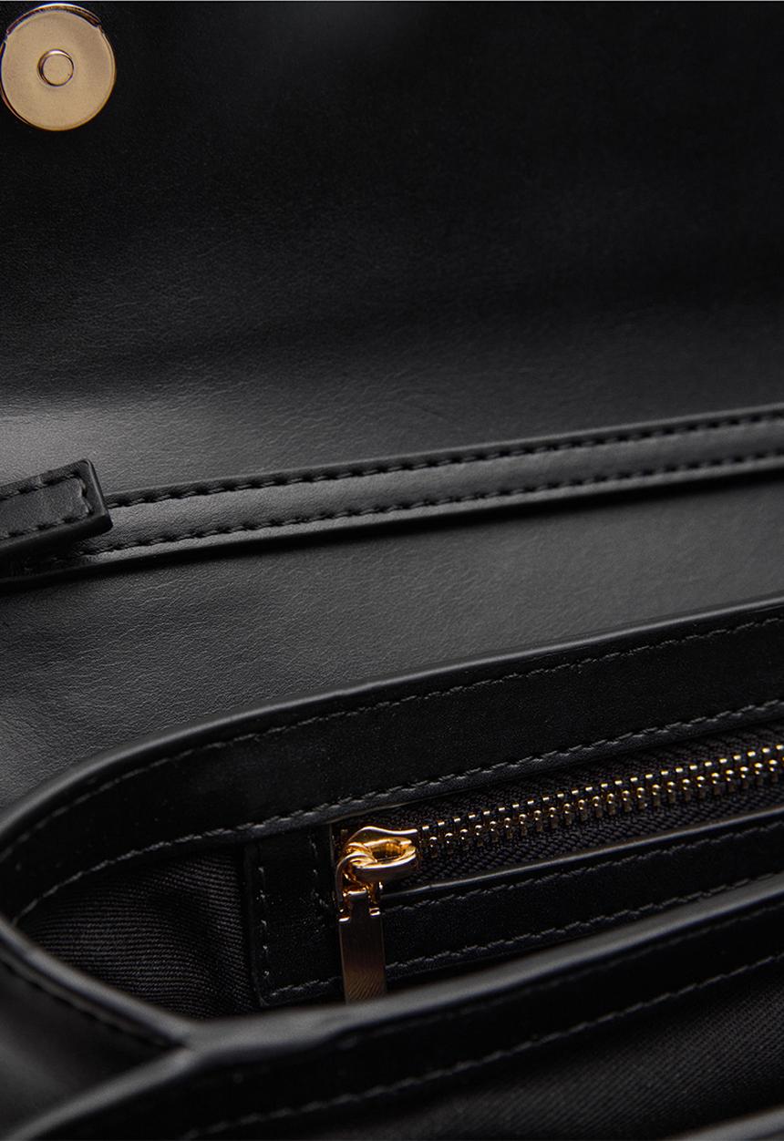 MANGO - Bag flea - black