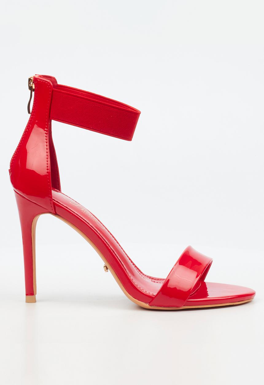 Miss Black - Jazz 24 stiletto - red