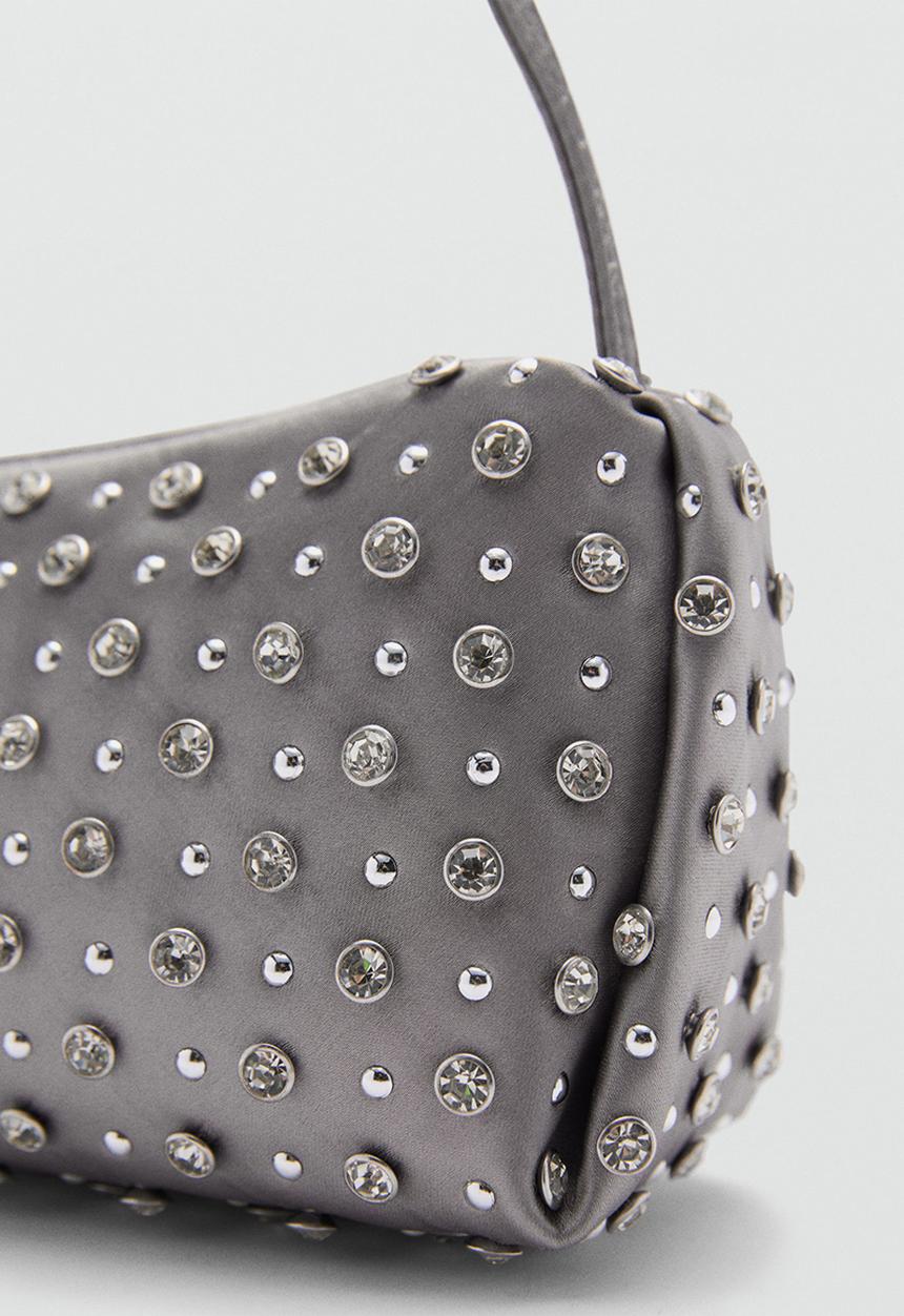 MANGO - Bag morgan - grey