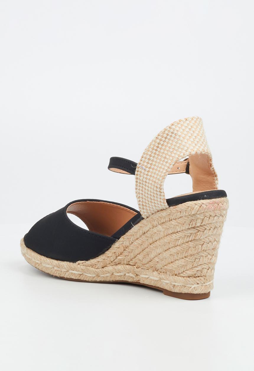 Miss Black - Jojo 2 espadrille - black
