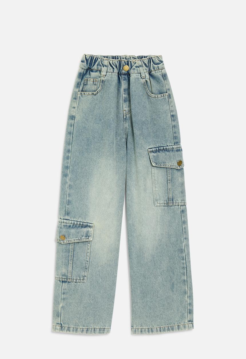 Pop Candy - Utility jeans-blue