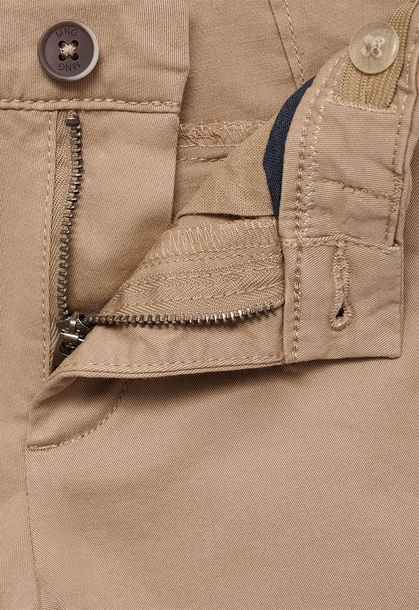 MANGO - Trousers chino7 - light beige