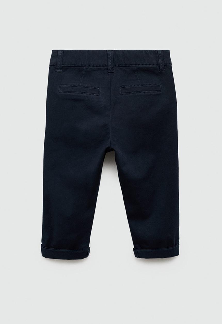 MANGO - Trousers chino7 - navy