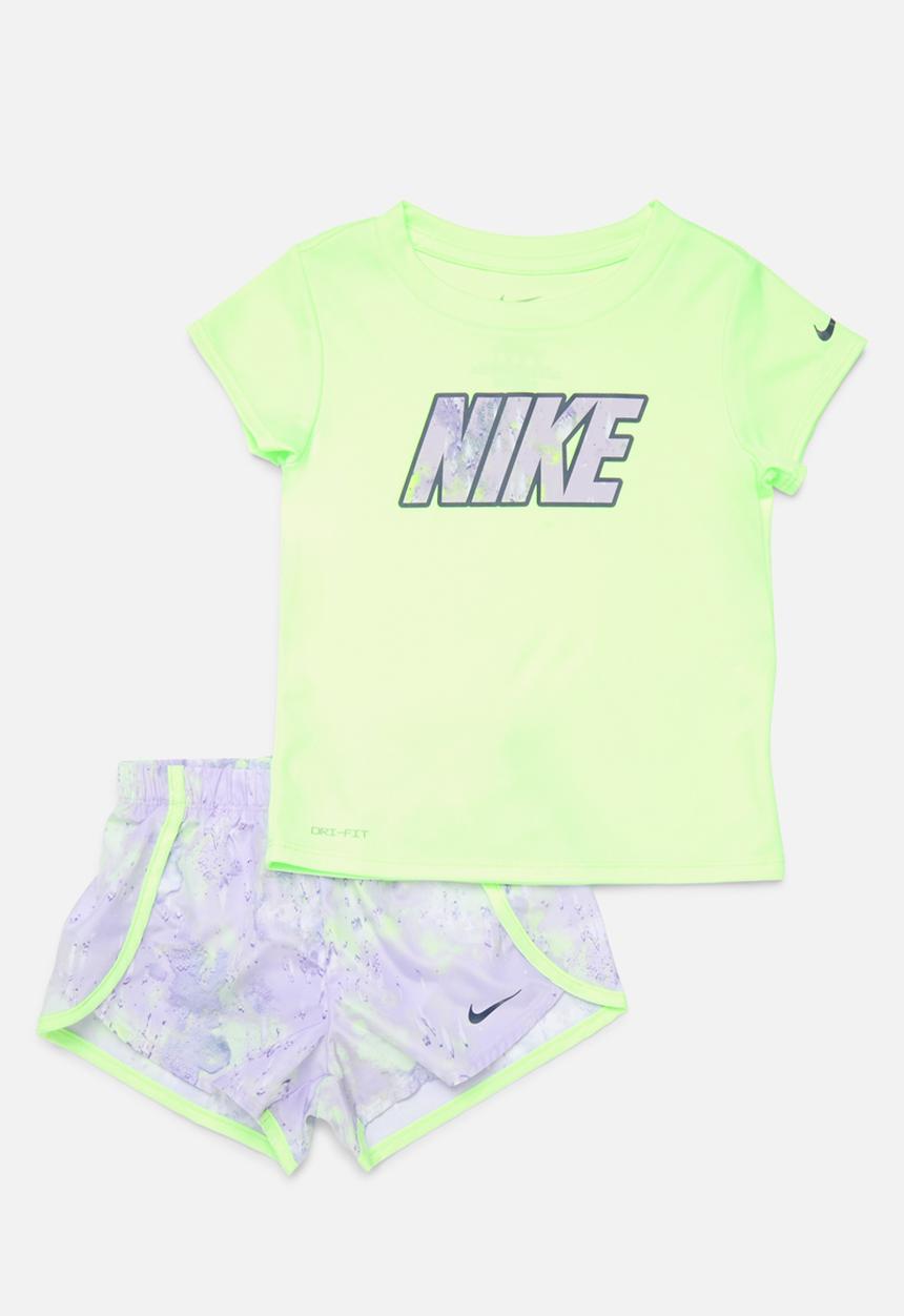 Nike - Nkg dri-fit tee & sprinter set - nike barely grape