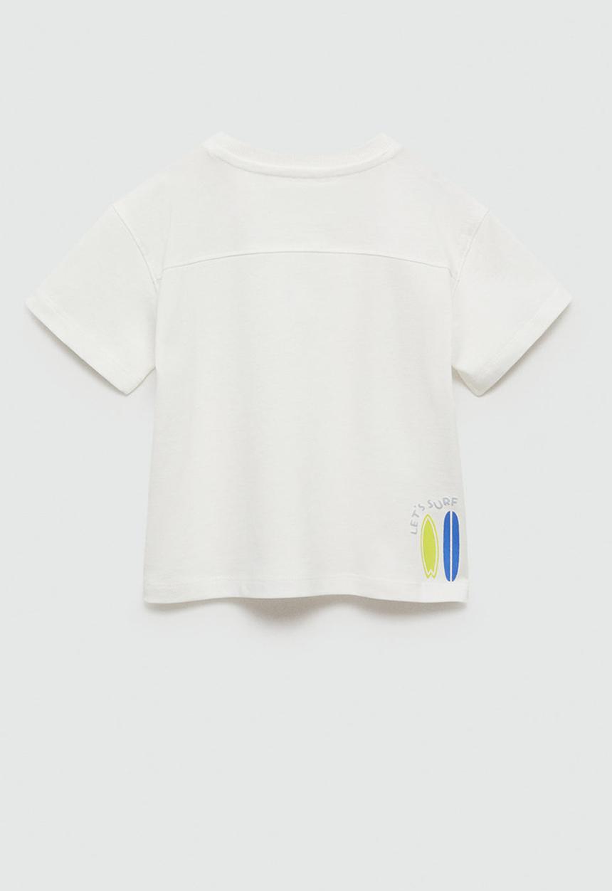 MANGO - T-shirt balinesa - natural
