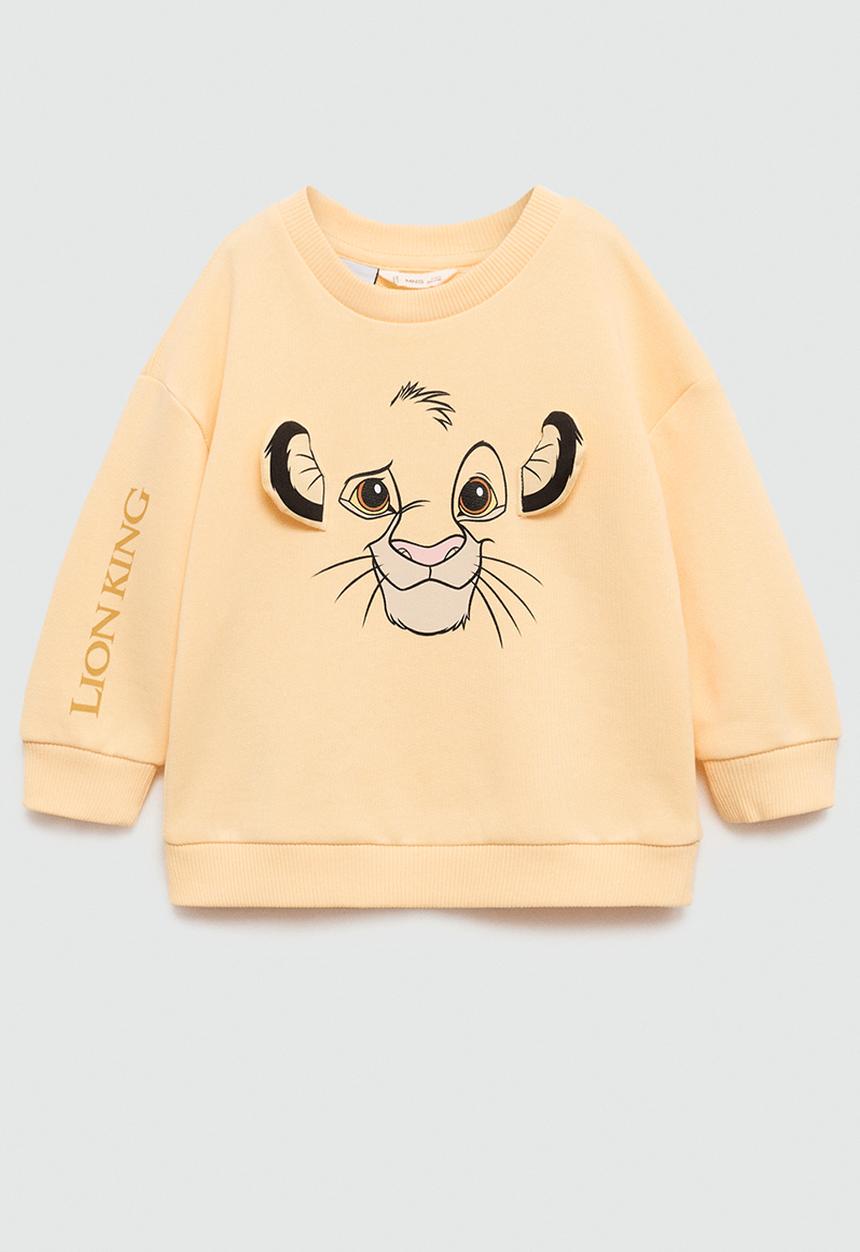 MANGO - Sweatshirt simbaflp - light pastel yellow