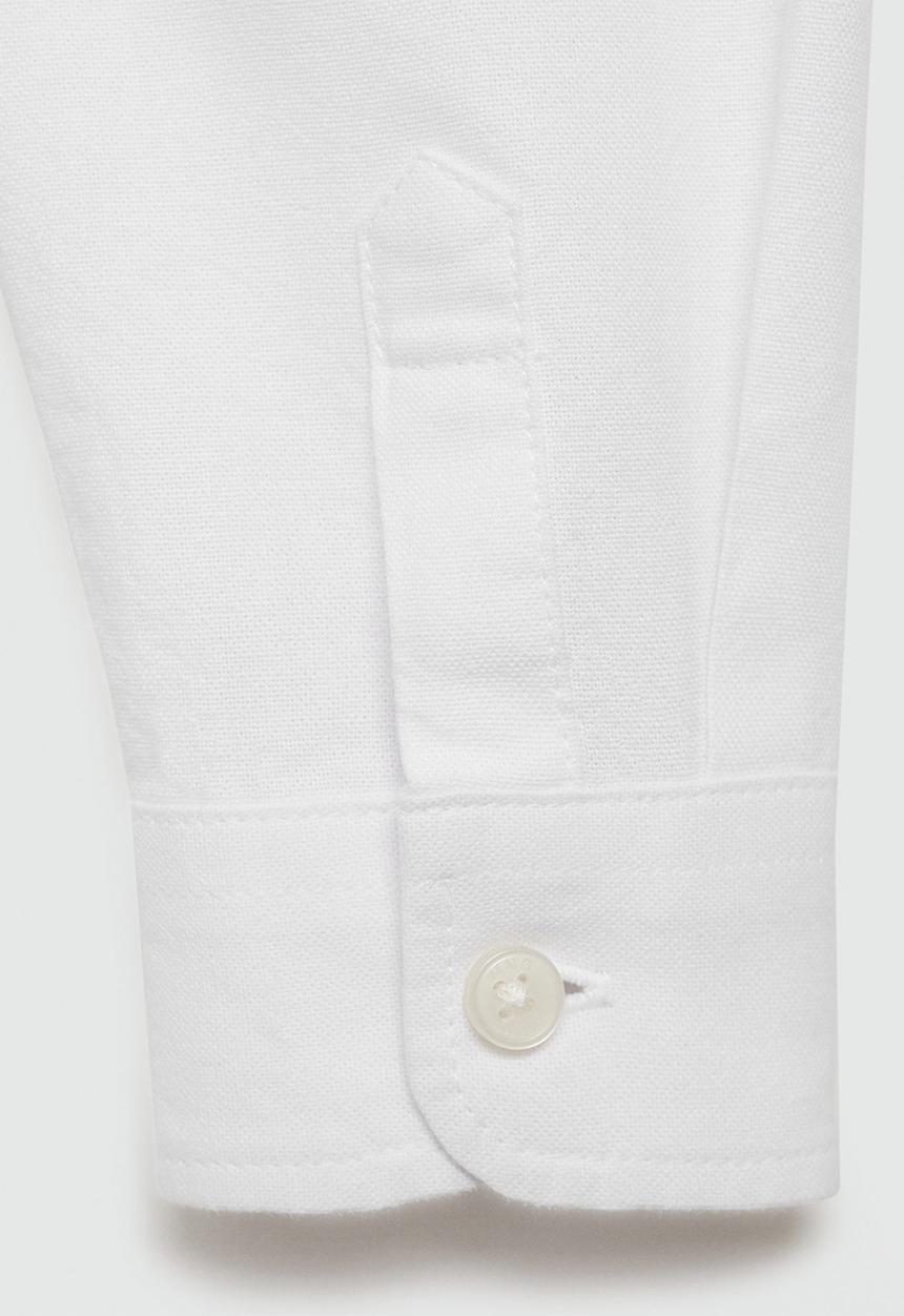 MANGO - Shirt oxfordb - white
