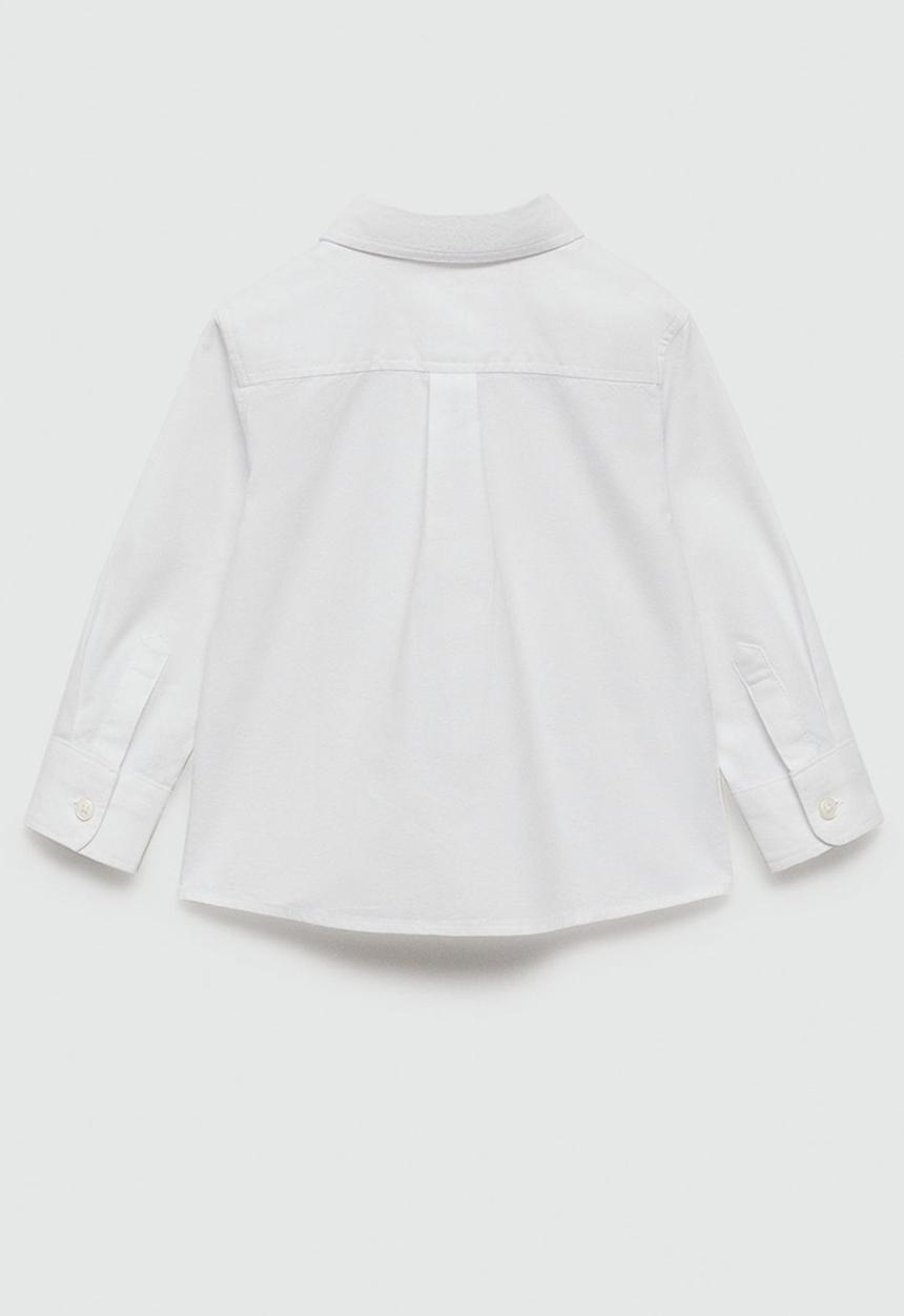 MANGO - Shirt oxfordb - white
