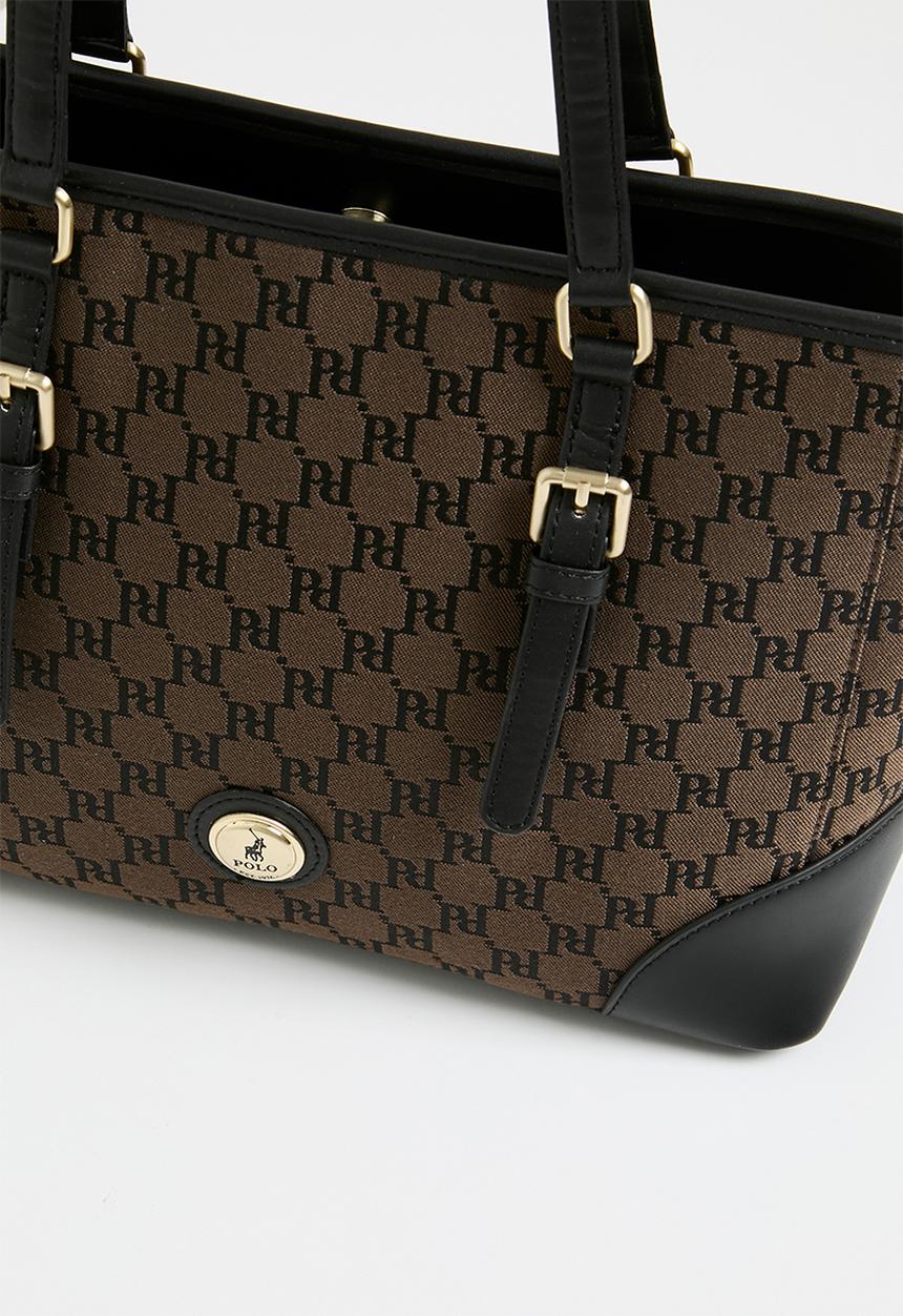 POLO - Premier tote bag - black & brown