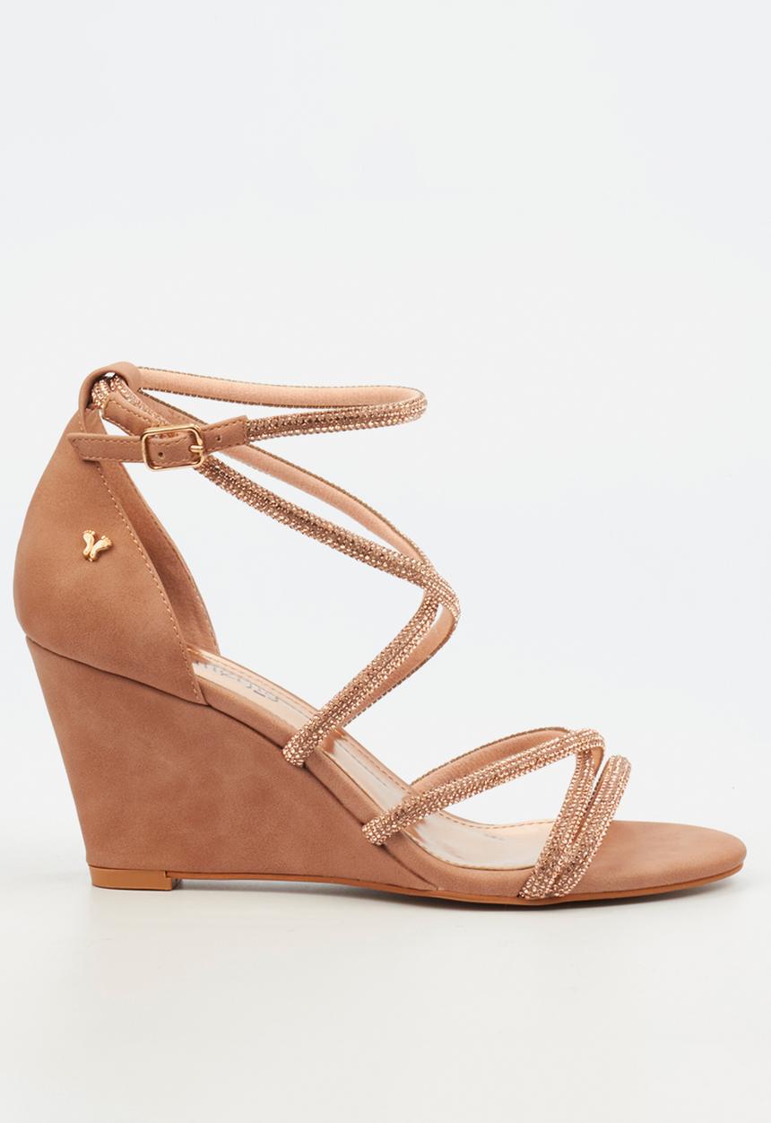 Butterfly Feet - Mercia 1 wedge - rose gold