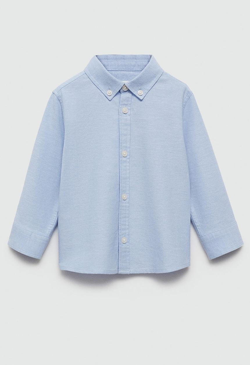 MANGO - Shirt oxfordb - light pastel blue