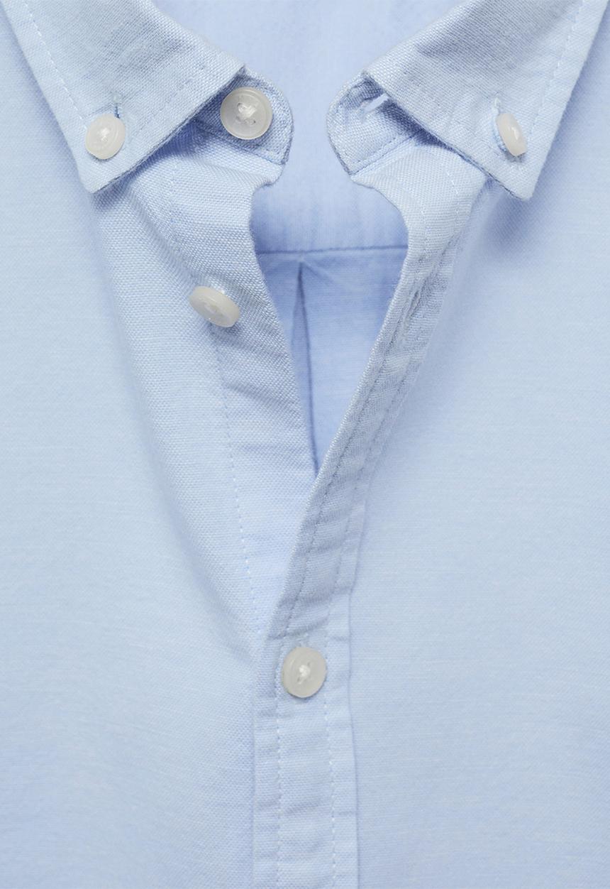 MANGO - Shirt oxford - light pastel blue