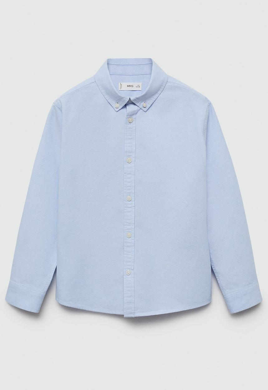 MANGO - Shirt oxford - light pastel blue