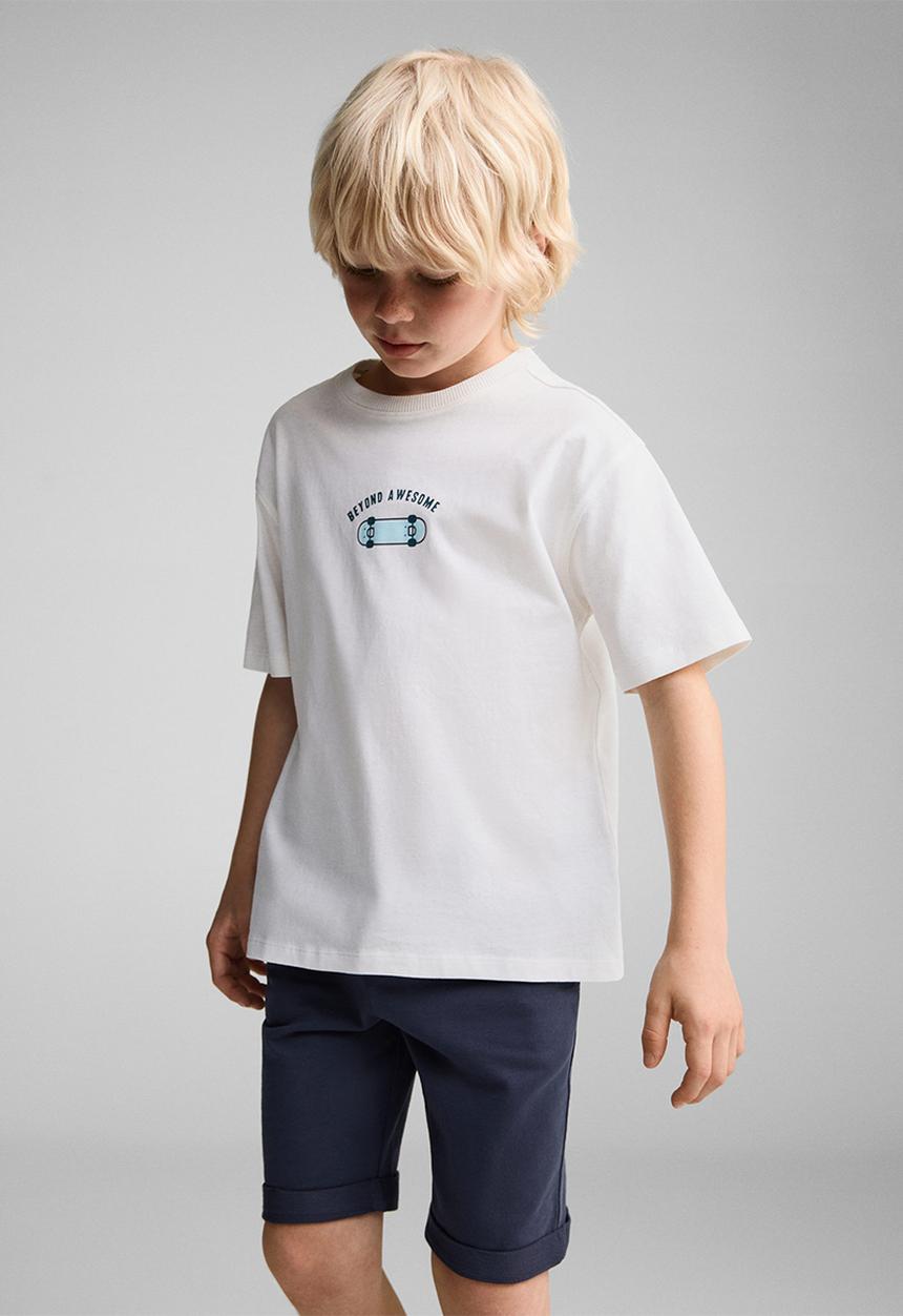 MANGO - T-shirt beyond - natural