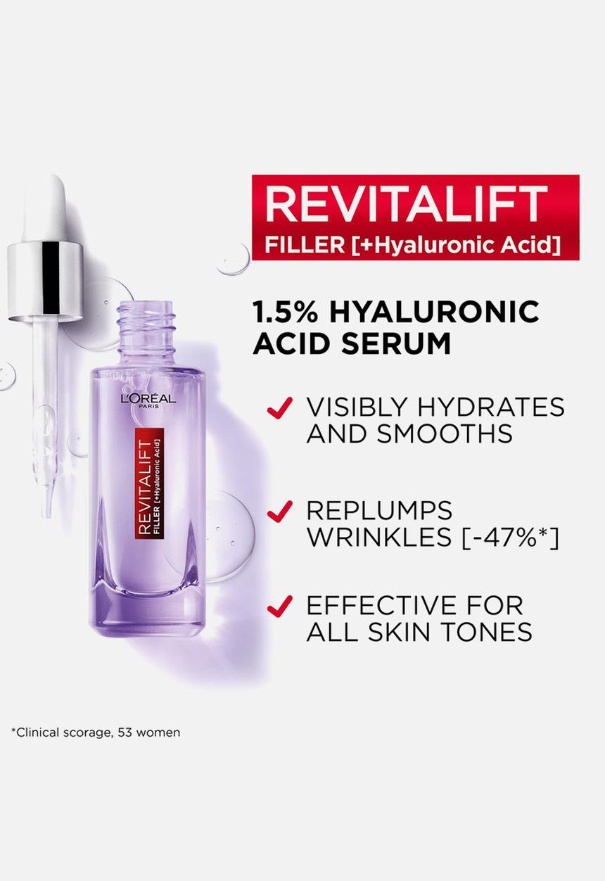 L'Oreal Paris - Revitalift Filler 1.5% Pure Hyaluronic Acid Bundle Set - 2 Piece