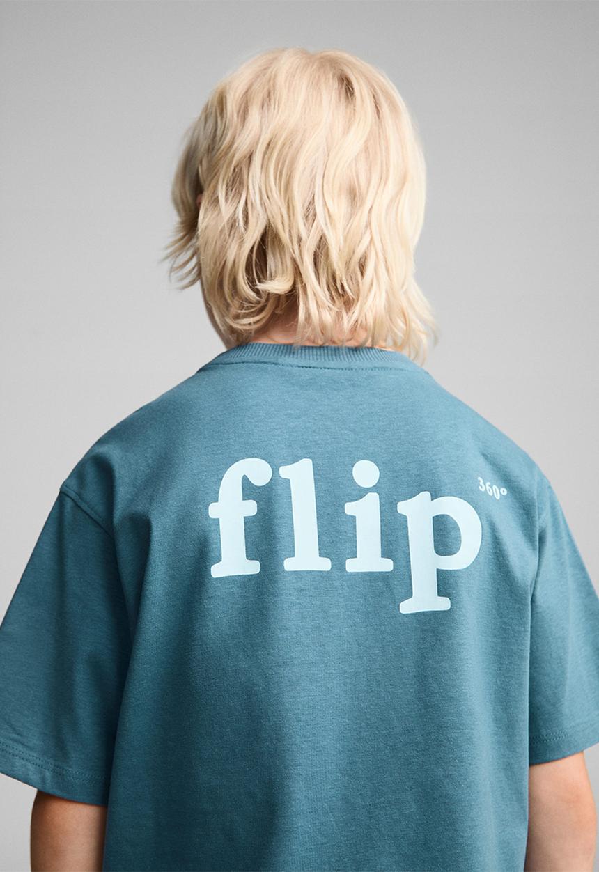 MANGO - T-shirt flip - dark blue
