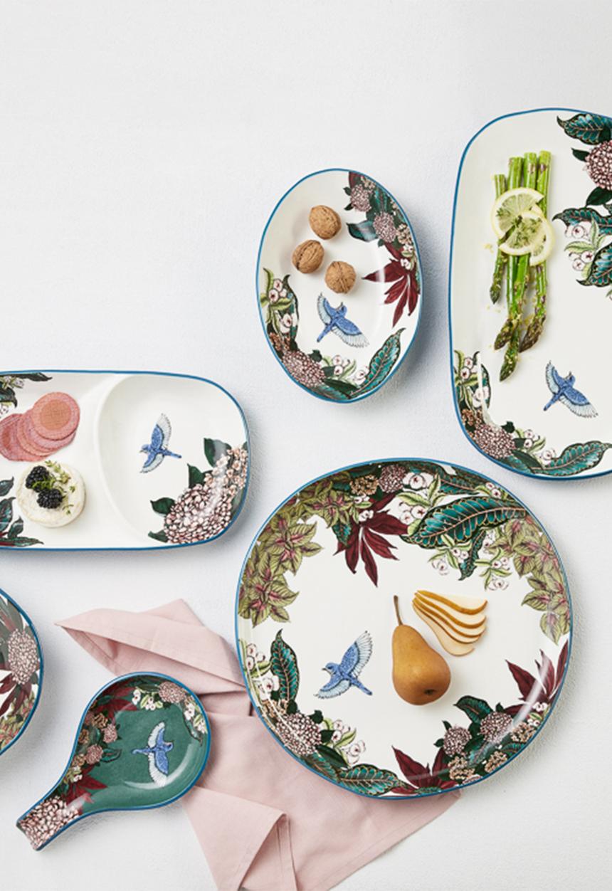 Maxwell & Williams - Reminisce Round Platter 36cm - Multi