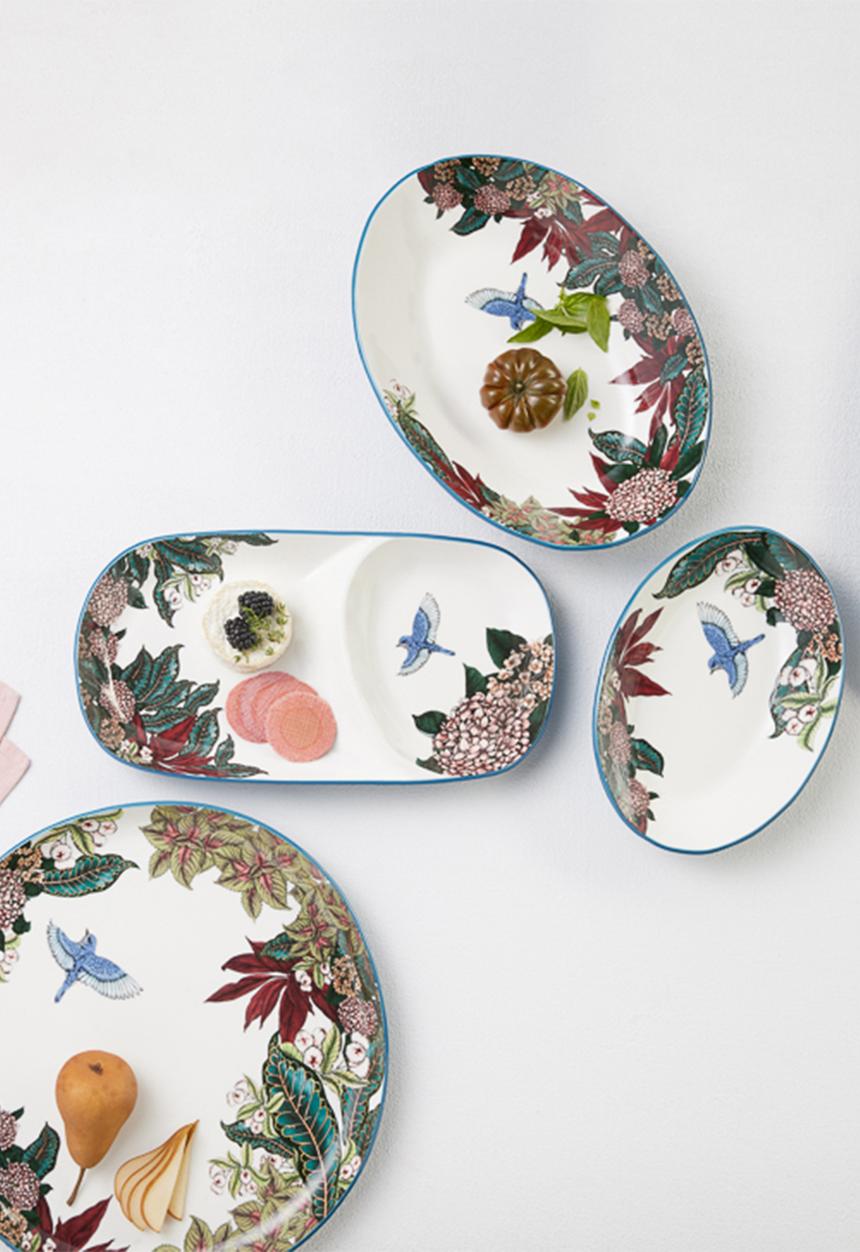 Maxwell & Williams - Reminisce Round Platter 36cm - Multi