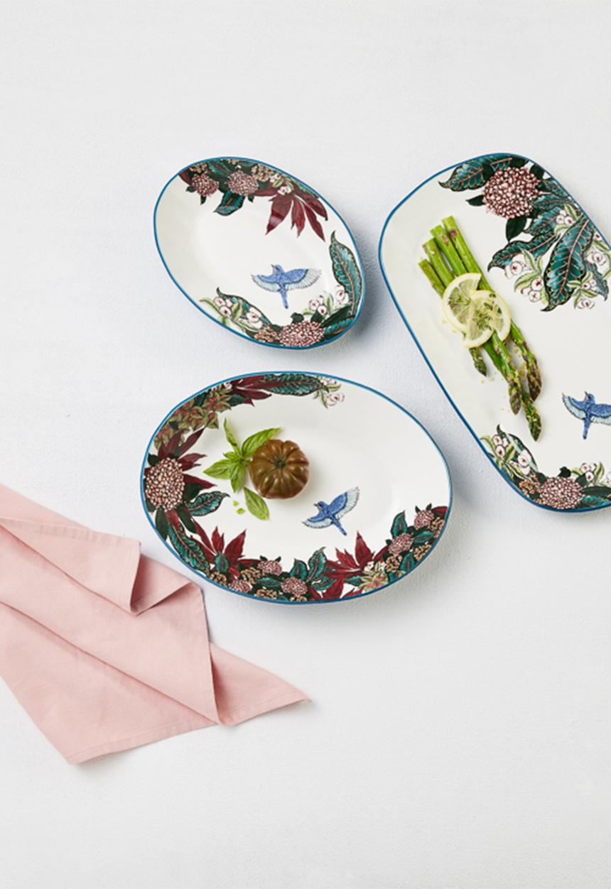 Maxwell & Williams - MaxReminisce Oval Serving Bowl  - Multi