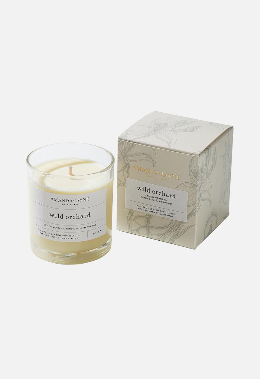 Amanda Jayne - Glass collection candle - wild orchard
