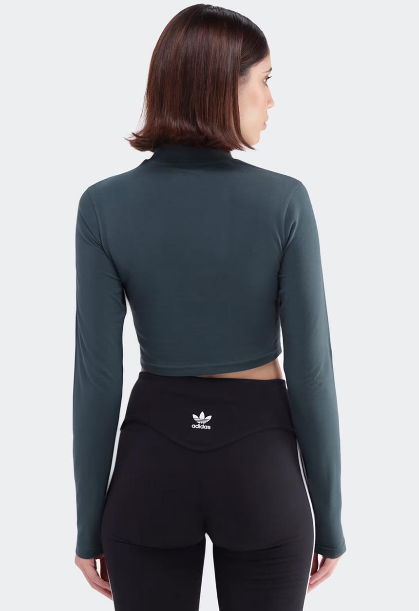 adidas Originals - 3S Cropped Ls W - Mineral Green