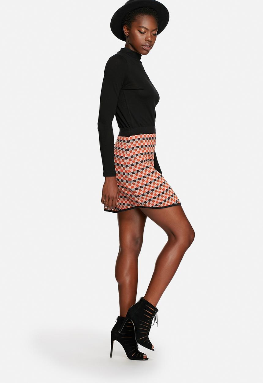 Glamorous - Grid Knit Skirt