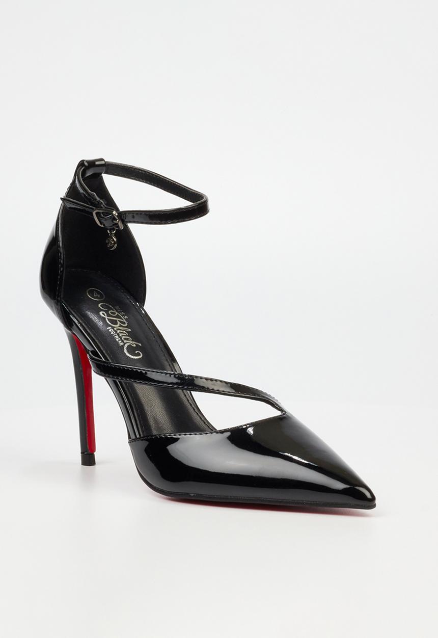 Miss Black - Lola 30 ankle strap - black