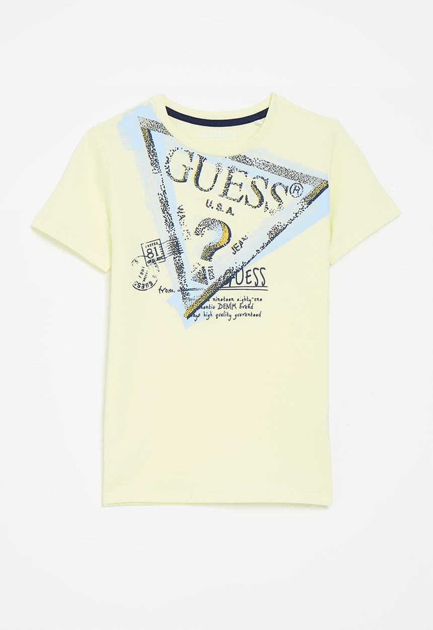 GUESS - Short sleeve T-shirt - iced lemon
