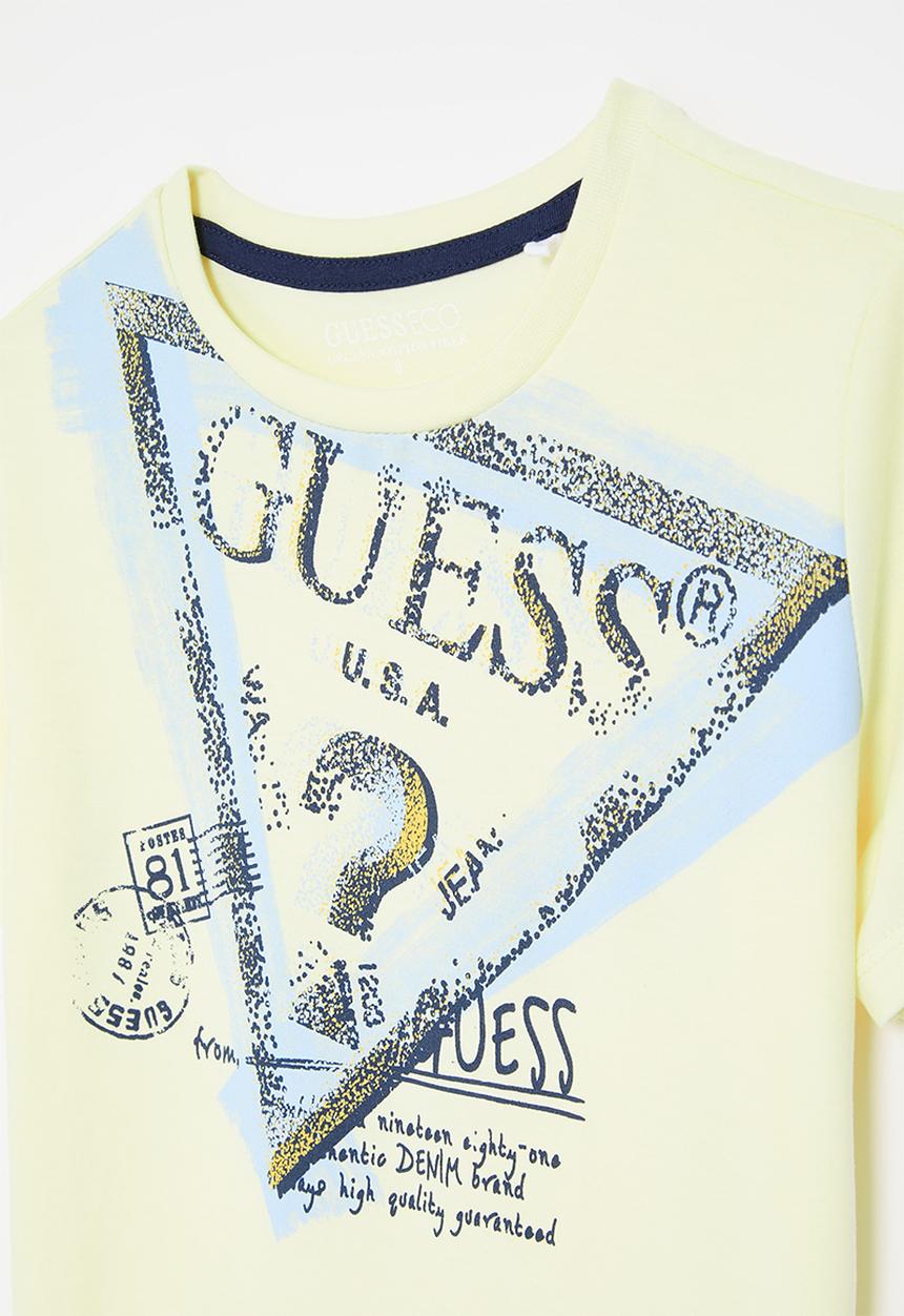 GUESS - Short sleeve T-shirt - iced lemon