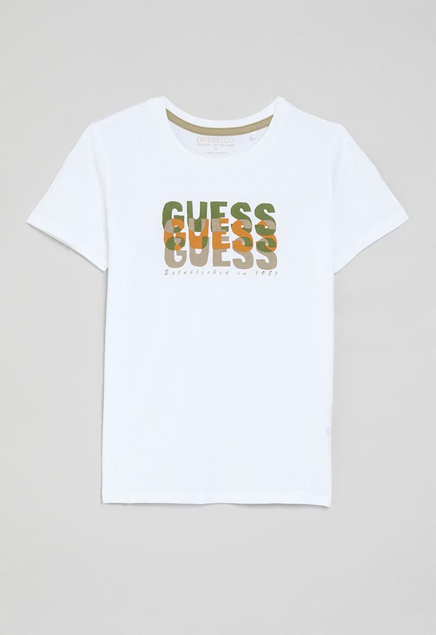 GUESS - Short sleeve T-shirt - pure white