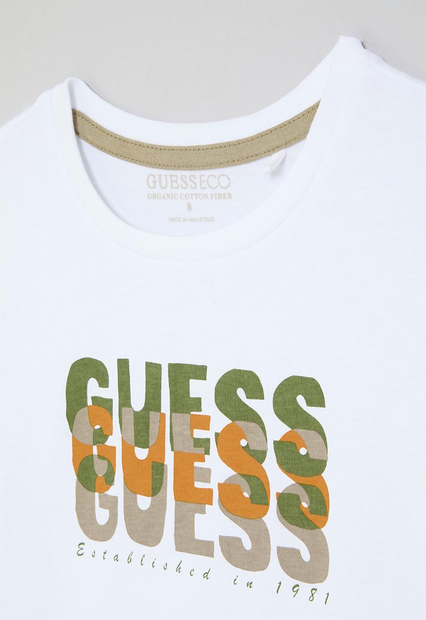 GUESS - Short sleeve T-shirt - pure white